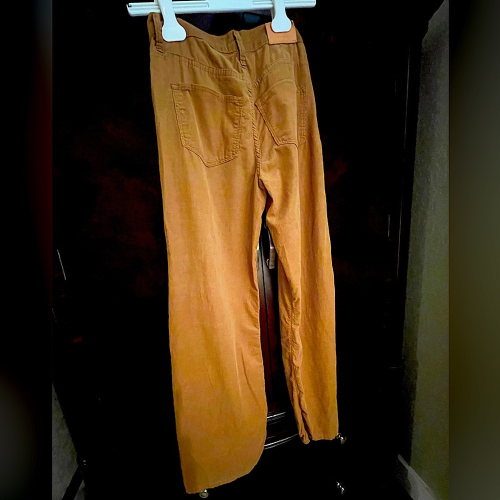 Size 24 Dear John thin wale brown corduroy straight leg pants